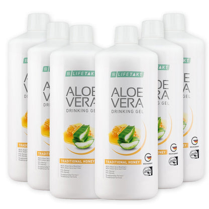 Aloe Vera Drinking Gel Honey | Natürliche Detox