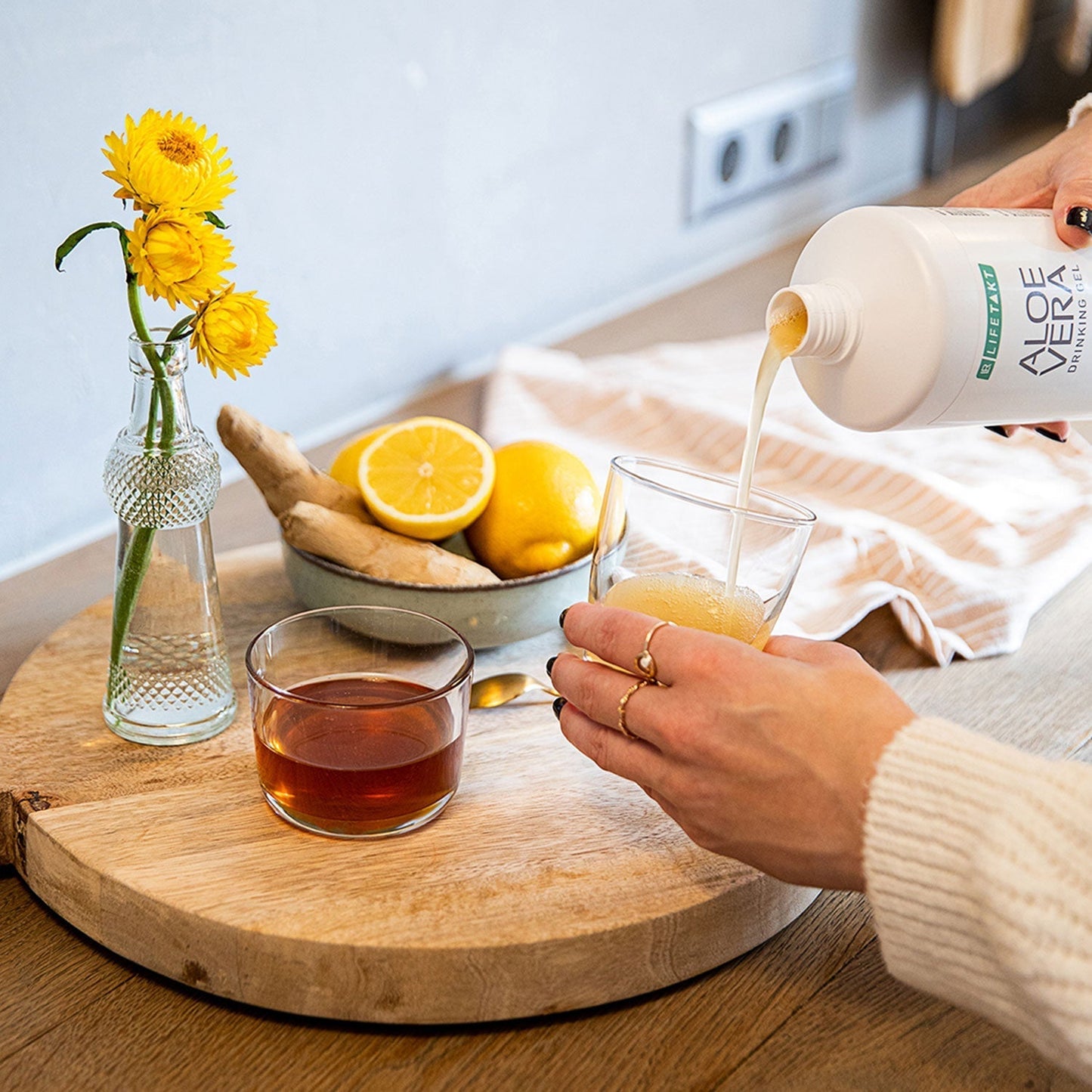 Aloe Vera Drinking Gel Honey | Natürliche Detox