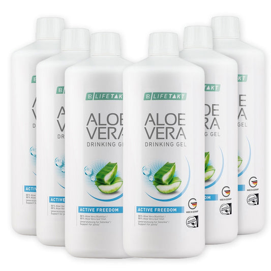 6er Spar-Set Aloe Vera Drinking Gel Active Freedom