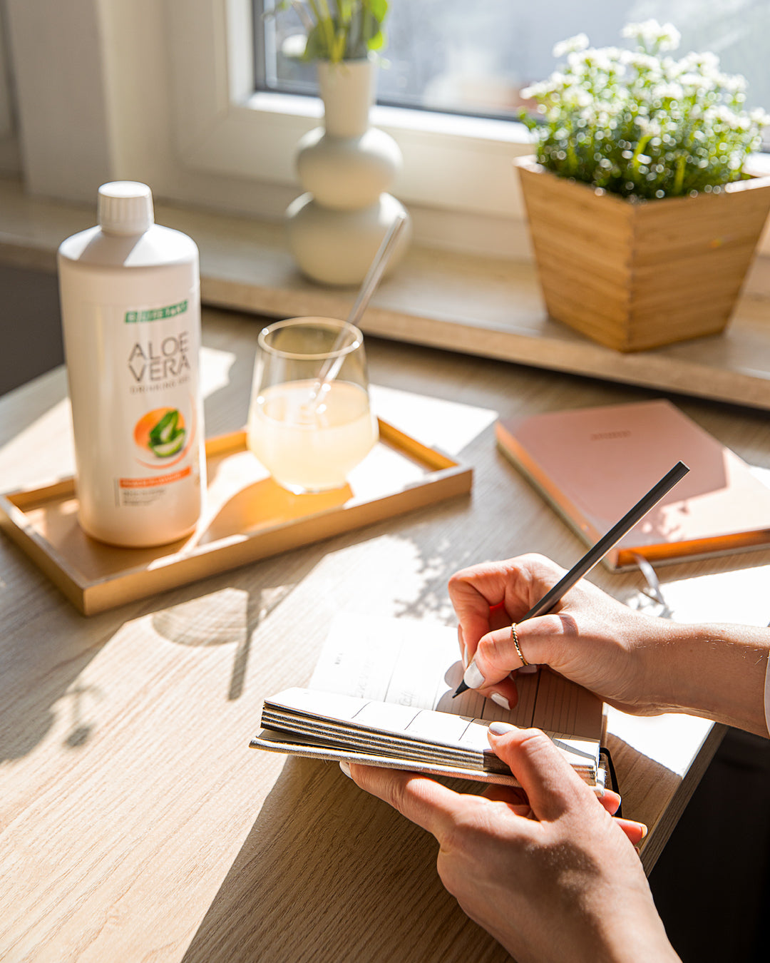 6er Spar-Set LR ALOE VERA DRINKING GEL Pfirsich