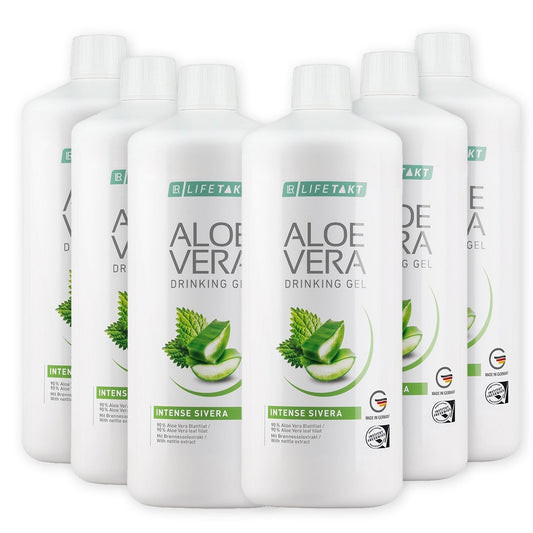 6er Spar-Set Aloe Vera Drinking Gel Intense Sivera